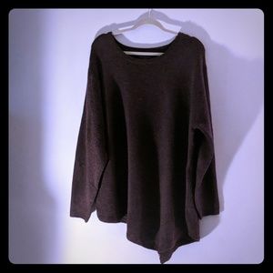 Oversized Cynthia Rowley Plum Sweater